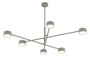 Stropní svítidlo NATSU 6 – moka, 6× GX53, šířka 84 cm