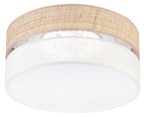 LED Stropní svítidlo SIRJA BOHO LED/20W/230V pr. 35 cm béžová/krémová