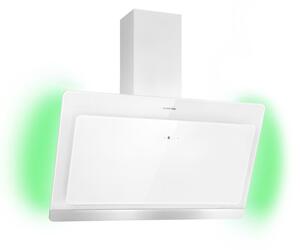 Klarstein Aurora 90 Smart, digestoř, 90 cm, komínová, 550 m³/h, LED podsvícení, A++, bílá