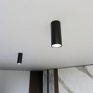 Stropní svítidlo TECNO 1S – černé, 1× GU10, šířka 6 cm