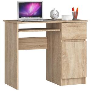 Ak furniture Psací stůl PIKSEL 90 cm dub sonoma pravý