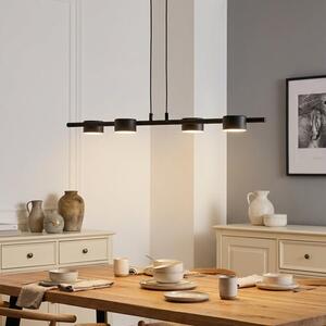 Závěsné svítidlo SORA 4 – černé, 4× GX53, šířka 80 cm