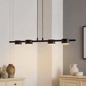 Závěsné svítidlo SORA 4 – černé, 4× GX53, šířka 80 cm