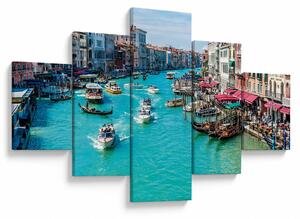 Obraz - Canal Grande, Benátky, Itálie (125x70 cm)