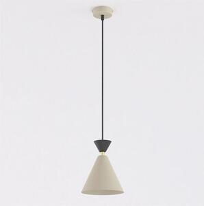 Závěsné svítidlo KLEVER 1 – moka / černé, 1× E14, šířka 16 cm