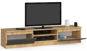 Ak furniture TV stolek Ronon 160 cm dub artisan/grafit šedý