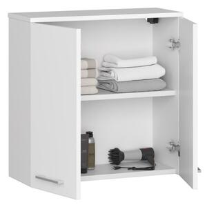 Avord Závěsná koupelnová skříňka Fin 60 cm bílá