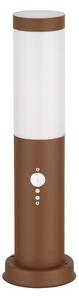 Brilagi - Venkovní lampa se senzorem NOVA 1xE27/15W/230V 40 cm IP44 hnědá