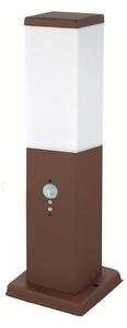 Brilagi - Venkovní lampa se senzorem NOVA 1xE27/15W/230V 40 cm IP44 hnědá