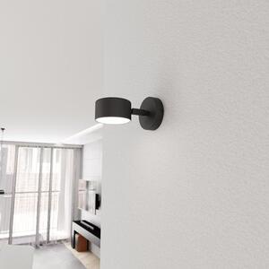 Nástěnné svítidlo SORA K1 – černé, 1× GX53, šířka 15 cm