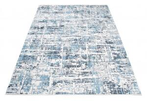 Makro Abra Moderní kusový koberec DAKOTA YE74A abstraktní modrý Rozměr: 77x148 cm