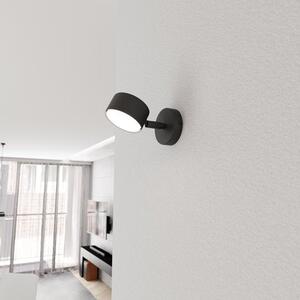 Nástěnné svítidlo SORA K1 – černé, 1× GX53, šířka 15 cm