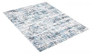 Makro Abra Moderní kusový koberec DAKOTA YE74A abstraktní modrý Rozměr: 77x148 cm