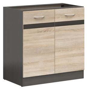 Junona Line skříňka BBL D2D/80/82, wenge/dub sonoma