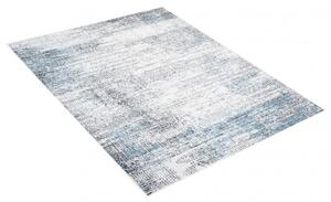 Makro Abra Moderní kusový koberec DAKOTA YF90B abstraktní modrý krémový Rozměr: 58x99 cm