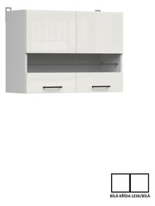 Junona Line Tafla skříňka G2W/80/57, bílá/bílá křída lesk