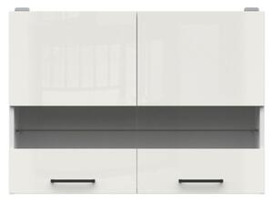 Junona Line Tafla skříňka G2W/80/57, bílá/bílá křída lesk