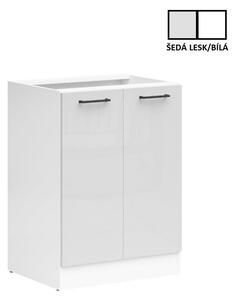 Junona Line Tafla skříňka BBL D2D/60/82, bílá/světle šedý lesk