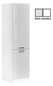 Junona Line Tafla skříňka D2D/50/195 L, bílá/světle šedý lesk