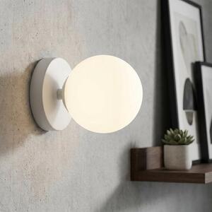 Nástěnné svítidlo BIOR K1 – celobílé, sklo, 1× E14, šířka 15 cm