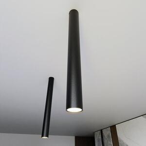 Stropní svítidlo TECNO 1XL – černé, 1× GU10, šířka 6 cm