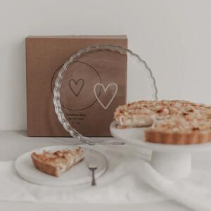 Zapékací skleněná mísa Heart ⌀ 26 cm