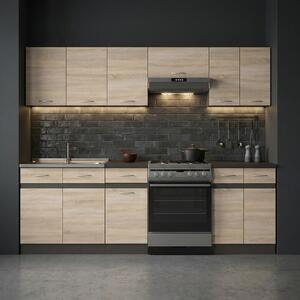 Kuchyň Junona Modul VERZE2 BBL 240, wenge/dub sonoma