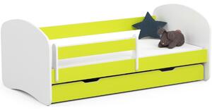 Ak furniture Dětská postel SMILE 160x80 cm limetková