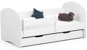 Ak furniture Dětská postel SMILE 140x70 cm bílá