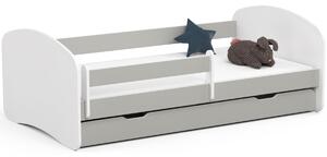 Akord Dětská postel SMILE 180x90 cm šedá