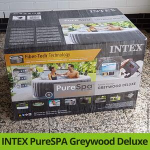 Intex Pure Spa Bubble Greywood Deluxe 4 28440
