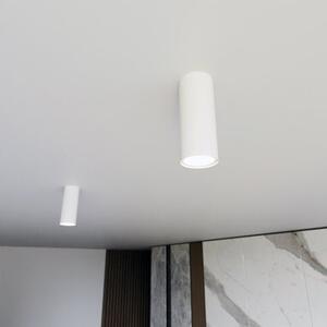 Stropní svítidlo TECNO 1S – bílé, 1× GU10, šířka 6 cm