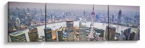 Obraz - Shanghai, Čína (170x50 cm)