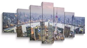Obraz - Shanghai, Čína (210x100 cm)