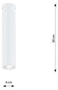 Stropní svítidlo TECNO 1M – bílé, 1× GU10, šířka 6 cm