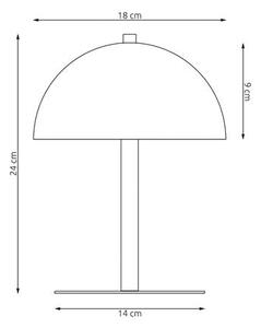 Stolní lampa MOGU LN2 – oranžová, 2× G9, šířka 18 cm