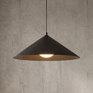 Závěsné svítidlo MONO 1L – černé, opálové sklo, 1× E14, šířka 50 cm