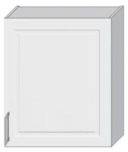 Kuchyňská skříňka horní s odkapávačem NATALIA W60 SU, 60x72x28,8, popel/bílá lesk