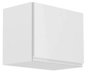 Kuchyňská skříňka horní ASPEN G50K, 50x40x32, bílá/šedá lesk