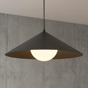 Závěsné svítidlo MONO 1M – černé, opálové sklo, 1× E14, šířka 40 cm