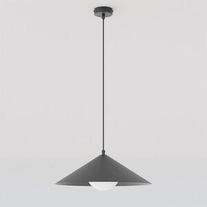 Závěsné svítidlo MONO 1M – černé, opálové sklo, 1× E14, šířka 40 cm