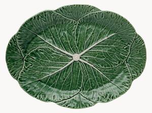 Oválný servírovací talíř Cabbage, ručně malovaná