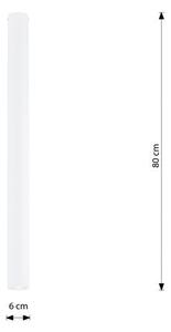 Stropní svítidlo TECNO 1XXL – bílé, 1× GU10, šířka 6 cm