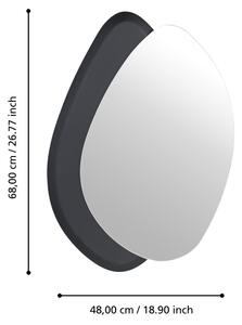 Eglo 425051 - Nástěnné zrcadlo LIOMA 68x48 cm jedle/černá