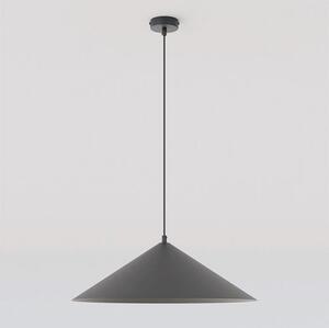 Závěsné svítidlo MONO 1L – černé, grafitové sklo, 1× E14, šířka 50 cm