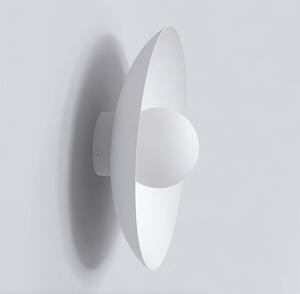 Nástěnné svítidlo INSPO K1 – celobílé, sklo, 1× G9, šířka 30 cm