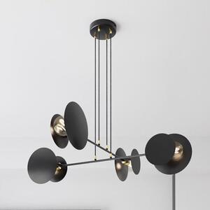 Závěsné svítidlo IDEA 4 – černé, 4× E27, šířka 96 cm