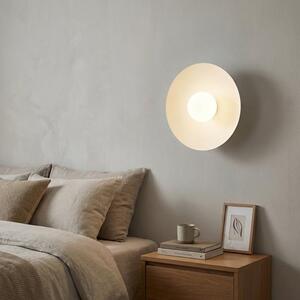 Nástěnné svítidlo INSPO K1 – celobílé, sklo, 1× G9, šířka 30 cm