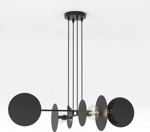 Závěsné svítidlo IDEA 4 – černé, 4× E27, šířka 96 cm