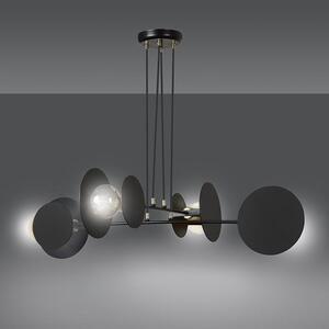Závěsné svítidlo IDEA 4 – černé, 4× E27, šířka 96 cm